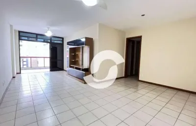 Apartamento icaraí 3 quartos, amplo, de frente, suíte, duas vagas, próximo ao campo de são bento
