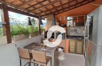 Cobertura duplex com 3 dormitórios à venda, 145 m² por r$ 1.250.000 - icaraí - niterói/rj