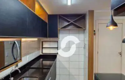 Apartamento com 2 dormitórios à venda, 57 m² por r$ 265.000,00 - covanca - são gonçalo/rj