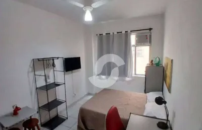 Oportunidade! apartamento kitnet todo montado com 1 dormitório à venda, 23 m² por r$ 120.000 - centro - niterói/rj
