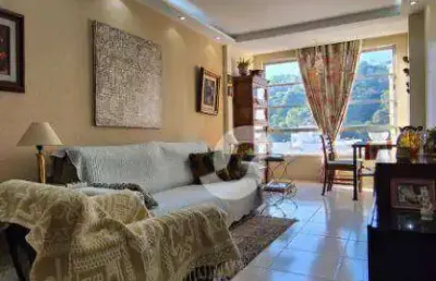 Apartamento com 2 dormitórios à venda, 75 m² por r$ 410.000,00 - vital brasil - niterói/rj