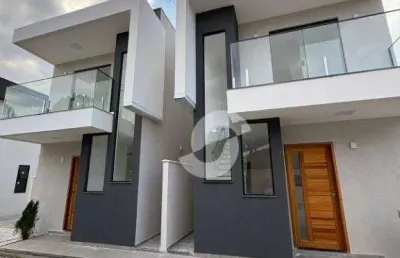 Casa com 2 dormitórios à venda, 118 m² por r$ 560.000,00 - barroco (itaipuaçu) - maricá/rj