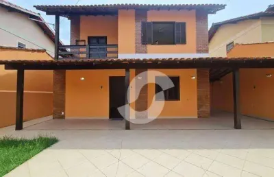 Excelente casa com 3 dormitórios à venda, 360 m² por r$ 850.000 - itaipu - niterói/rj