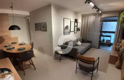 Apartamento novo, pronto para morar, com 2 dormitórios à venda, 76 m² por r$ 760.000 - icaraí - niterói/rj