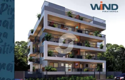Apartamento com 1 dormitório à venda, 54 m² por r$ 770.000,00 - piratininga - niterói/rj