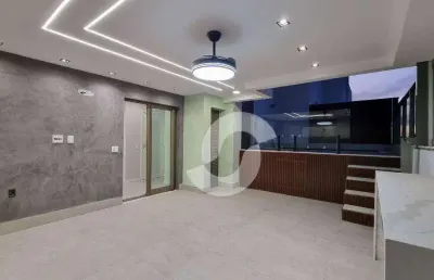 Cobertura com 4 dormitórios à venda, 194 m² por r$ 3.380.000,00 - icaraí - niterói/rj