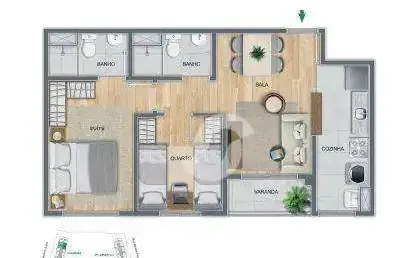 Apartamento com 2 dormitórios à venda, 49 m² por r$ 490.000,00 - centro - niterói/rj