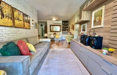Apartamento com 2 dormitórios à venda, 93 m² por r$ 750.000,00 - santa rosa - niterói/rj