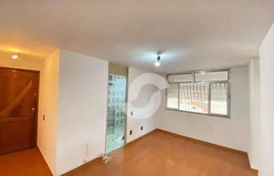 Apartamento para venda em icaraí, niterói-rj: 2 quartos, 1 sala, 1 banheiro, 1 vaga de garagem, 50m² de área. adquira já!