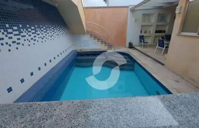 Casa com piscina e excelentes cômodos generosos  r$ 2.800.000 - são francisco - niterói/rj