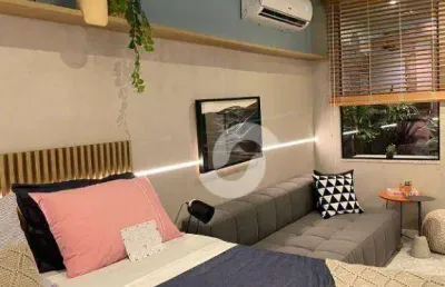 Cobertura com 1 dormitório à venda, 36 m² por r$ 450.000,00 - icaraí - niterói/rj