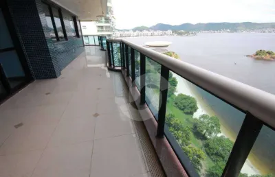 Apartamento, 220 m² - venda por r$ 3.000.000,00 ou aluguel por r$ 17.300,00/mês - boa viagem - niterói/rj