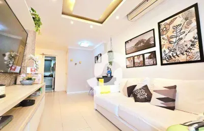 Apartamento com 3 dormitórios à venda, 102 m² por r$ 795.000 - niterói/rj
