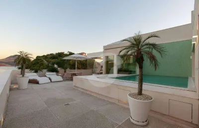 Cobertura à venda, 478 m² por r$ 4.900.000,00 - boa viagem - niterói/rj