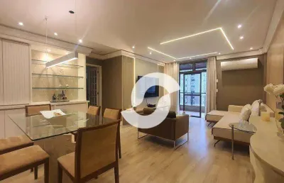 Apartamento à venda, 160 m² por r$ 1.300.000,00 - jardim icaraí - niterói/rj