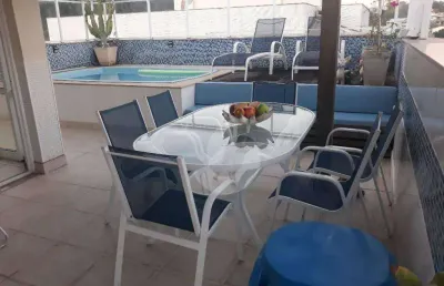 Cobertura com 3 dormitórios à venda, 212 m² por r$ 950.000,00 - itaipu - niterói/rj