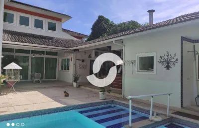 Casa com 4 dormitórios à venda, 582 m² por r$ 3.450.000,00 - itaipu - niterói/rj