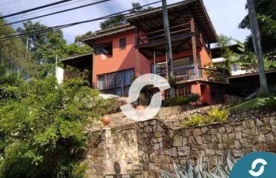 Casa com 3 dormitórios à venda, 370 m² - mata paca - niterói/rj