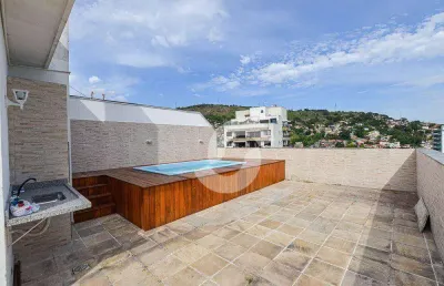 Cobertura à venda, 200 m² por r$ 1.050.000,00 - icaraí - niterói/rj