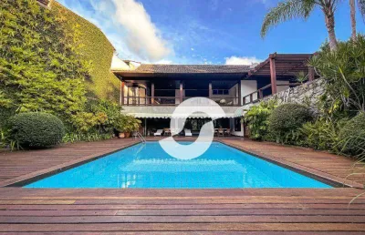 Casa com 4 dormitórios à venda, 743 m² por r$ 8.300.000,00 - são francisco - niterói/rj