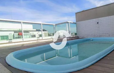 Cobertura com 2 dormitórios à venda, 111 m² por r$ 880.000,00 - santa rosa - niterói/rj