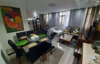 Apartamento de 147m² com 3 dormitórios + reversível na quadra da praia de icaraí - niterói/rj