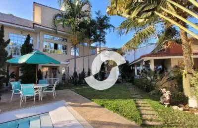Casa com 5 dormitórios à venda, 720 m² por r$ 5.700.000,00 - são francisco - niterói/rj