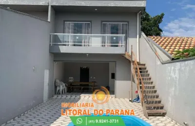 Casa 4 quartos - balneário shangri-lá - pontal do paraná