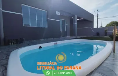 Casa 2 quartos, com piscina- balneário gaivotas - matinhos!!