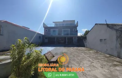 Sobrado tríplex alto padrão - 3 quartos com 2 suítes -  balneário marisol - pontal do paraná