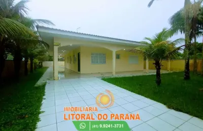 Casa 4 quartos - pontal do sul uma quadra do embarque para ilha do mel - pontal do paraná!