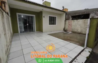 Casa 02 dormitórios - santa terezinha - pontal do paraná!!!