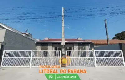 Casa três quartos (sendo 1 suíte) - bal. primavera - pontal do paraná (financie)