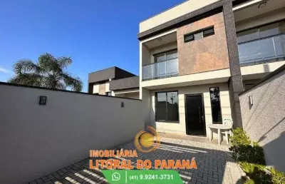 Sobrado 3 quartos (sendo uma suíte) balneário currais;