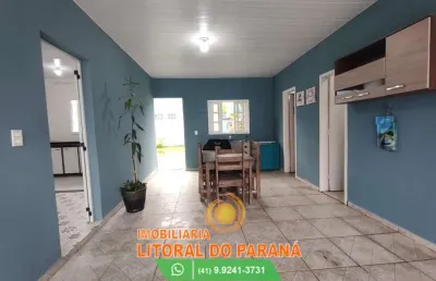 Casa alvenaria  - com terreno para construção -  balneário shangrila - pontal do paraná