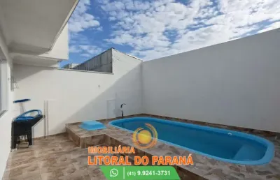 Casa à venda no bairro praia de leste - pontal do paraná/pr