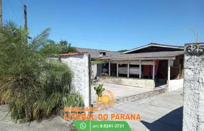 Casa de madeira 2 dormitórios à venda em ipanema - pontal do paraná