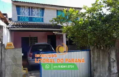 Sobrado padrão 2 quartos à venda baln. shangri-lá pontal do paraná.