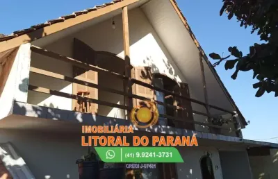 Casa sobrado- 3 dormitórios à venda baln. canoas - pontal do paraná/pr