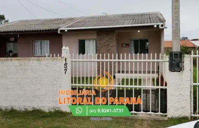 Casa padrão 2 dormitórios jardim esperança praia de leste pontal do parana