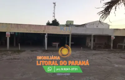 Casa de madeira/ponto comercial à venda baln. leblon- pontal do paraná/pr