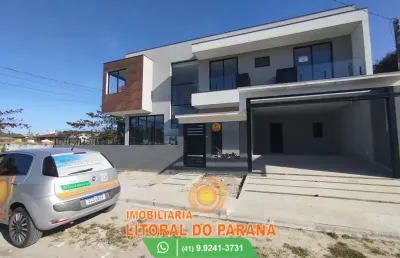 Sobrado alto padrão - 03suites - balneário leblon - pontal do paraná