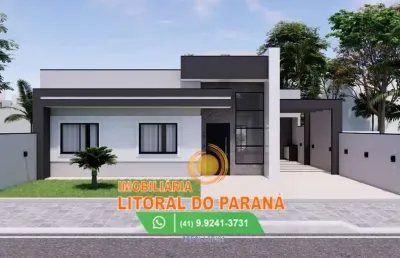 Casa de alvenaria - 03 dormitórios sendo 01 suíte - balneário ipanema - pontal do paraná