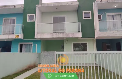 Financiamento com entrada parcelada: sobrado 3 quartos - grajaú - pontal do paraná