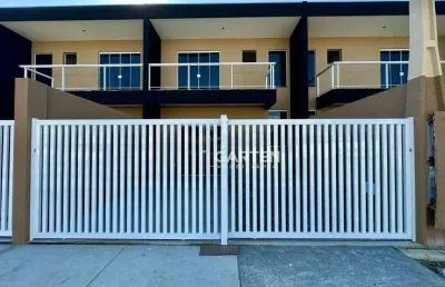Sobrado com 2 dormitórios à venda, 75 m² por r$ 450.000,00 - bom retiro - matinhos/pr