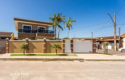 Sobrado alto padrão, 4 suítes, a venda, 269 m² por r$ 1.550.000 - bom retiro - matinhos/pr