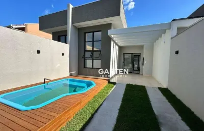 Casa com 3 dormitórios à venda, 75 m² por r$ 629.000,00 - balneário flamingo - matinhos/pr