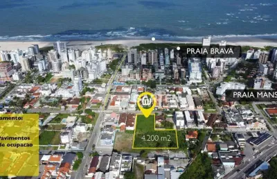 Terreno à venda, 4200 m² por r$ 14.000.000,00 - caiobá - matinhos/pr