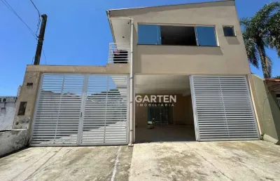 Excelente sobrado com 2 suítes e edícula, 179 m² por r$ 650.000 - sertãozinho - matinhos/pr