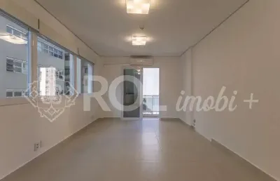 Conjunto comercial com varanda - 30 m² - vão livre - 1 vaga - pamplona - locação